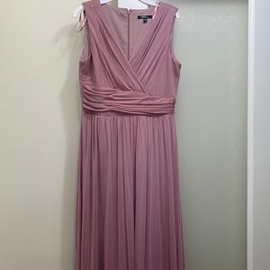 Bridesmaid pink dress